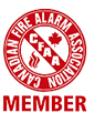 Canadian Fire Alarm Association Member.